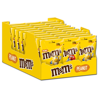 M&Ms Peanut, Erdnuss, Schokolade, 30 Beutel je 150g