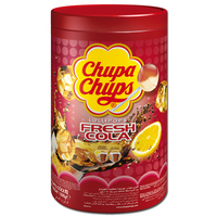 Chupa Chups Cola-Lutscher, Fresh Cola, Lolly 100 Stück