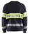 Multinorm Sweatshirt 3459 marineblau/gelb - Rückseite