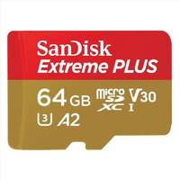 Sandisk 214500 / SDSQXBU-064G-GN6MA 64GB microSDXC Extreme Plus V30 U3 A2 + adapter