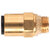 Sealey JGBC618 Brass SuperThread Straight Adaptor 6mm x 1/8"BSP Pack of 2