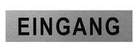 ProPlus SF_972086 Aluminium Türschild "Eingang" 160x40mm Tür Schild