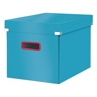 Tároló doboz LEITZ Cosy Click&Store kocka L méret nyugodt kék