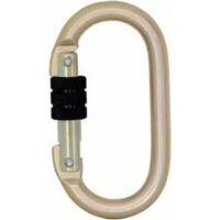 GISS 849119 STEEL SCREW-LOCKING KARABINER OPENING MM 17