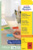 Farbige Etiketten, ablösbar, A4, 45,7 x 21,2 mm, 20 Bogen/960 Etiketten, rot