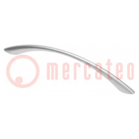 Holder; ZnAL; aluminium; H: 26mm; L: 164mm; W: 9mm; Holes pitch: 128mm