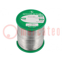 Soldering wire; Sn96,5Ag3Cu0,5; 0.7mm; 0.25kg; lead free; reel