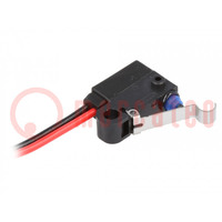 Microswitch SNAP ACTION; 0.1A/125VAC; 2A/12VDC; SPST-NC; Pos: 2