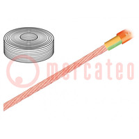 Cable: de motor; chainflex® CF885; 1G25mm2; PVC; naranja; cuerda