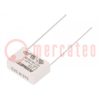 Capacitor: paper; Y1; 1.5nF; 500VAC; 15mm; ±20%; THT; P295; 1500VDC