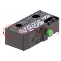Microswitch SNAP ACTION; 0.1A/250VAC; 0.1A/80VDC; without lever