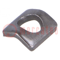 Washer; spring,conical; M3; h=2.5mm; spring steel; DIN 46288B