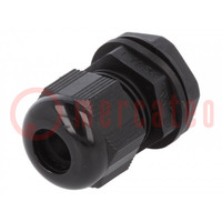 Cable gland; PG11; IP66,IP68; polyamide; black; 10pcs.