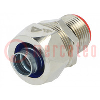 Straight terminal connector; HJ-08,HJ-I-06,TJ-06; brass; IP40