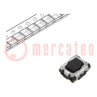 Microswitch TACT; SPST; Pos: 2; SMT; none; 1.6N; 2.9x3.5x1.4mm