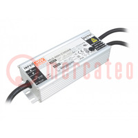 Power supply: switching; LED; 70W; 100÷200VDC; 210÷350mA; IP65