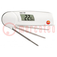 Meter: temperature; digital; LCD; -30÷220°C; Resol: 0.1°C; IP55