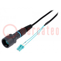 Patch cord en fibre optique; PIN: 2; duplex multi-mode (MM)