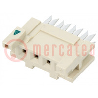 Plug; wire-board; female; DF1; 2.5mm; PIN: 4; without strain relief