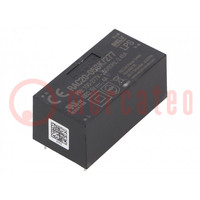 Converter: AC/DC; 20W; 85÷305VAC; Usup: 120÷430VDC; Uout: 5VDC; 84%