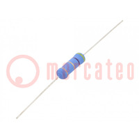 Resistor: metal oxide; 4.7Ω; 3W; ±5%; Ø5.5x16mm; -55÷155°C