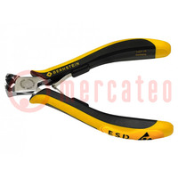 Pliers; end,cutting; ESD; ergonomic handle,return spring; 120mm