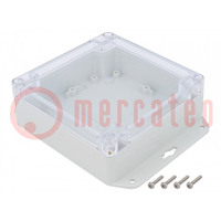 Custodia: universale; X: 120mm; Y: 120mm; Z: 45mm; ZP; policarbonato