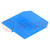 End/partition plate; blue; Width: 1.5mm; polyamide; -25÷100°C