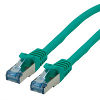 Cordon ROLINE S/FTP(PiMF) Cat.6A / 10 Gigabit, LSOH, Component Level, vert, 0,5 m