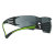 Schutzbrillen 3M SecureFit 400, Sichtscheibe: Grau, Rahmen: schwarz/grün