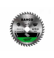 Bahco 24-Zähne Kreissägeblätter mit hartmetallbestückten, feinen Zähnen für Arbeiten in Holz 140 mm