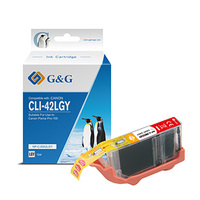 G&G kompatybilny ink / tusz z CLI-42LGY, NP-C-0042LGY, light grey