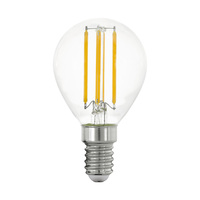Artikeldetailsicht - EGLO 11761 Leuchtmittel LED-E14 Filament Illu P45 4W/470lm 2700K