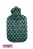 Detailbild - Wärmflasche aus Gummi, 2,0 l, Velourbezug Nachthimmel, dunkelblau mit Punkten