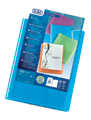 OXFORD Polyvision protège documents personnalisable, format A4, en PP, 40 pochettes, bleu
