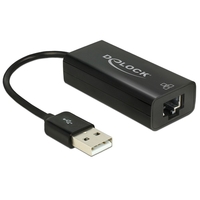 DELOCK ADAPTADOR USB 2.0 A ETHERNET RJ45 10/100