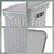 Kela 23411 Wäschebox Brasilia PP-Kunststoff hellgrau 43,5x33,5x60,0cm 60,0l