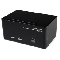 StarTech.com Switch KVM DVI USB per monitor triplo a 2 porte con audio e hub USB 2.0