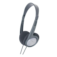 Panasonic RP-HT090E Słuchawki Opaska na głowę Złącze 3,5 mm Czarny, Szary