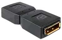 DeLOCK 65374 cambiador de género para cable Displayport Negro