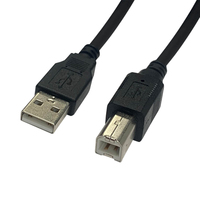 Videk 2585NL-3BK cavo USB 3 m USB 2.0 USB A USB B Nero