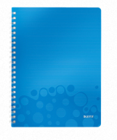 Leitz 46370036 writing notebook A4 80 sheets Blue, Metallic
