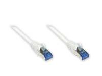 Alcasa 8060-H005W Netzwerkkabel Weiß 0,5 m Cat6a S/FTP (S-STP)