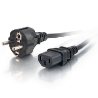 C2G 5m Power Cable Schwarz CEE7/7 C13-Koppler