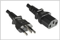 Microconnect PE010418BRAZIL power cable Black 2.1 m C13 coupler
