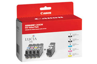 Canon PGI-9 tintapatron 5 dB Eredeti Standard teljesítmény Fotó fekete, Fotó cián, Fotó bíborvörös, Fekete, Fotó, sárga