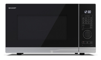 Sharp YC-PG254AE-S 25L Encimera Microondas combinado 900 W Negro, Plata