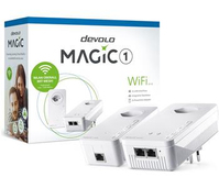Devolo 8362 PowerLine Netzwerkadapter Ethernet/LAN WLAN Weiß