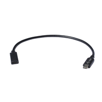 i-tec C31EXTENDCBL USB kábel 0,3 M USB 3.1 Type-C Fekete