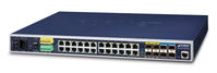 PLANET IGS-6325-20T4C4X łącza sieciowe Zarządzany L3 Gigabit Ethernet (10/100/1000) 1U Niebieski